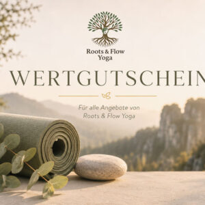 Roots & Flow Yoga – Wertgutschein für alle Angebote
